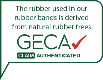 GECA - made from natural rubber certification